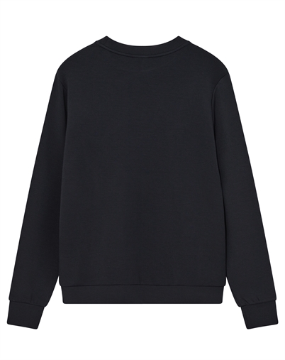 Mos Mosh Gallery - MMGAbel Crew Neck Sweatshirt - Salute Navy 